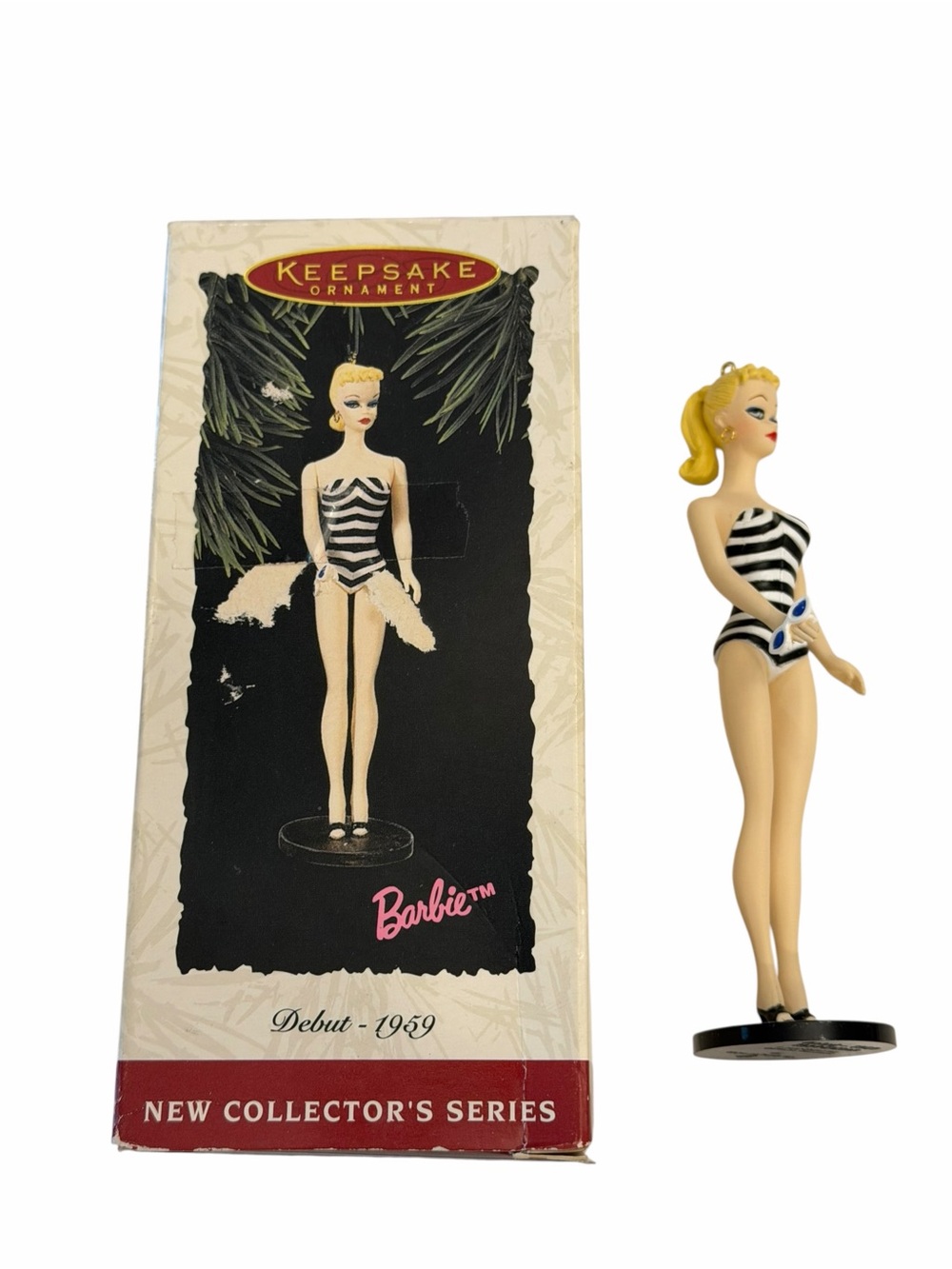 Hallmark Keepsake Ornament 1994 Barbie First in the Series Debut 1959 Nostalgia